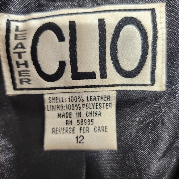CLIO Leather Jacket - Picture 5 of 5